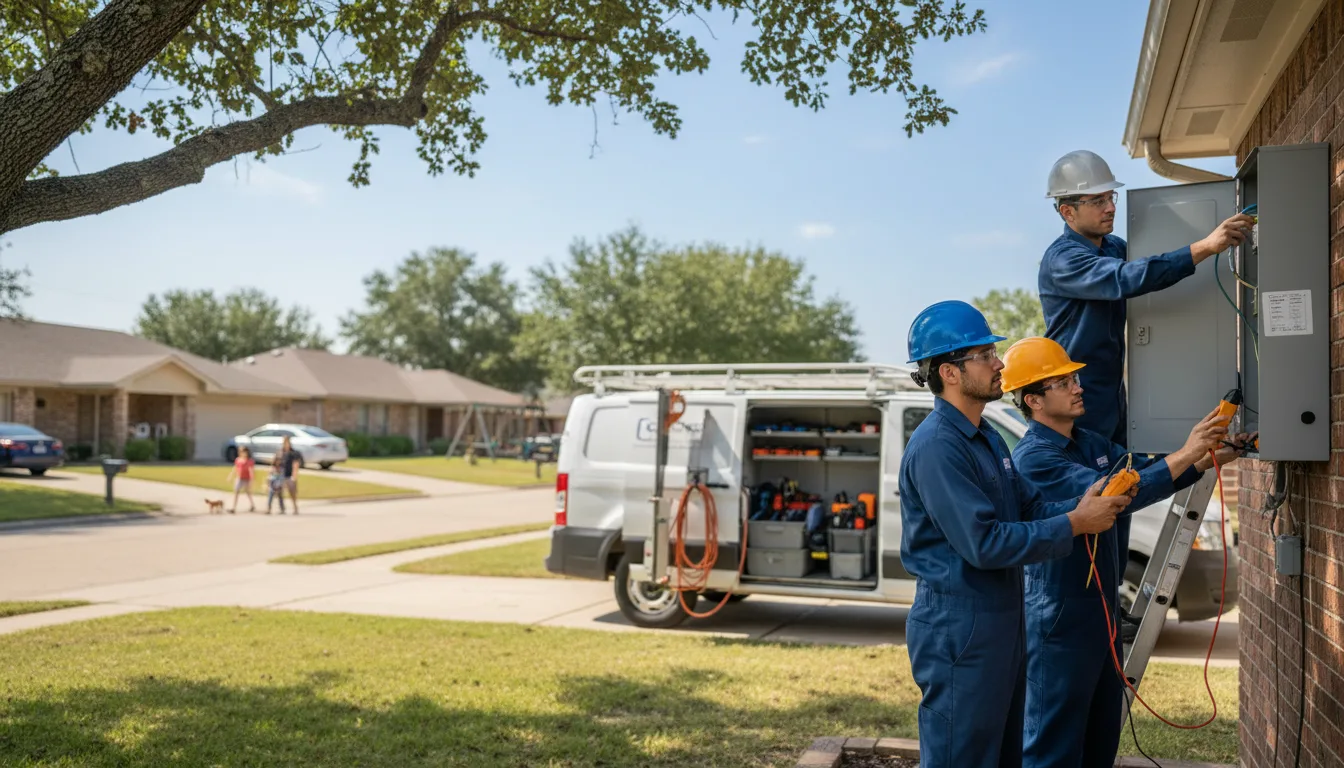 Certified electrician providing emergency electrical services in Palmyra, WI